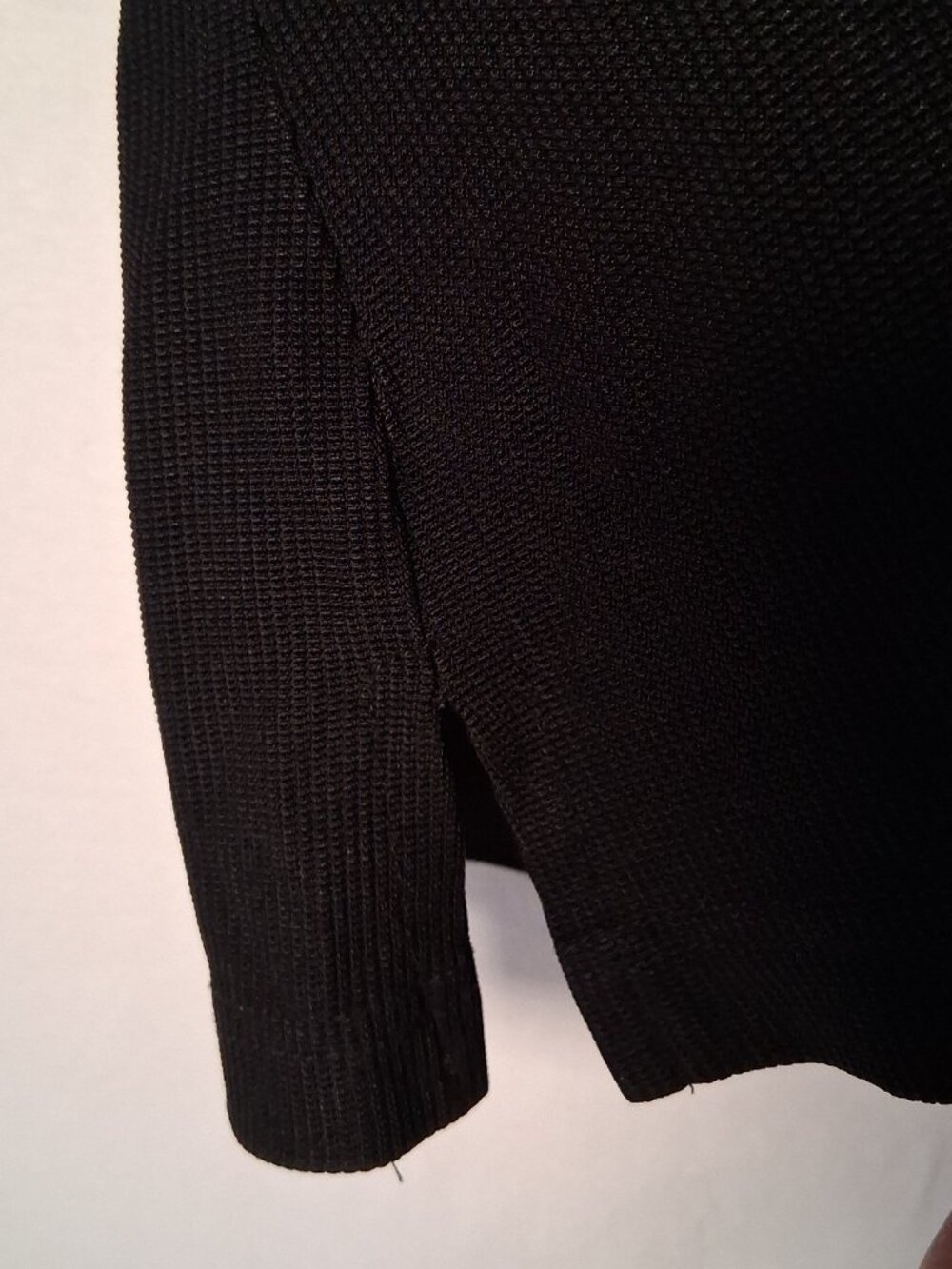 Vintage Ronni Nicole by Ouida Shirt Size 16 Black Rainbow Trim Tank Top USA Made - Picture 13 of 13